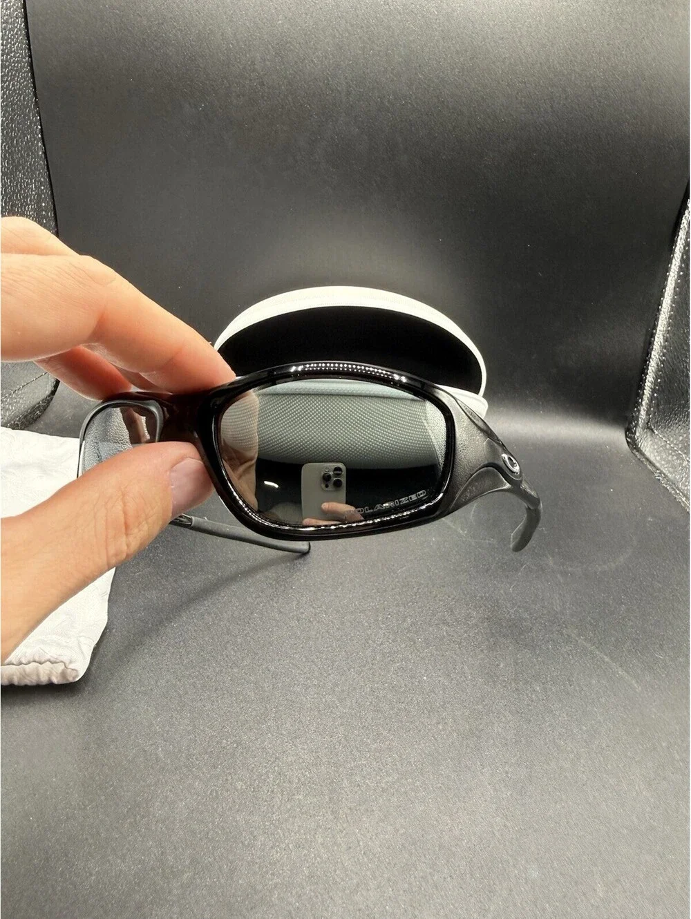 Oakley Encounter Polished Black/Black Iridium Polarized OO9091-05 - Picture 6 of 11
